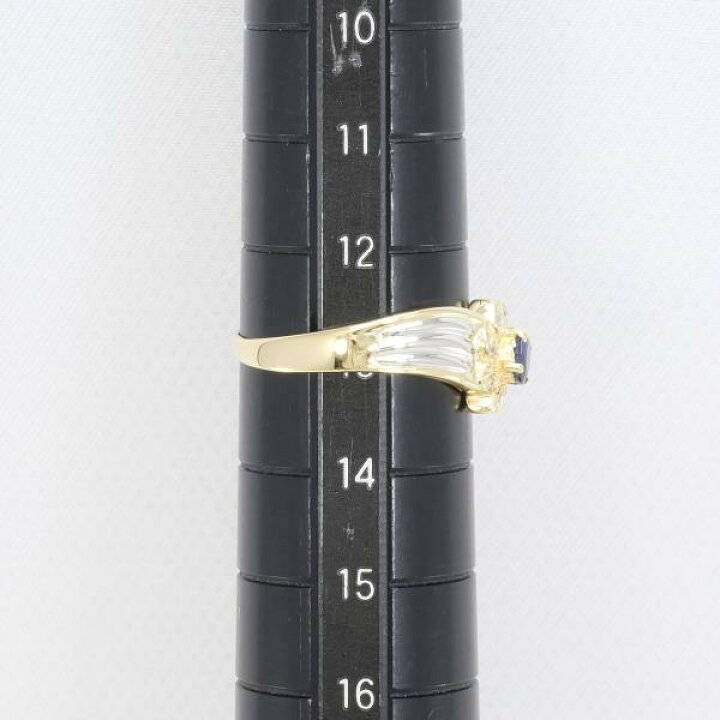 楽天市場】PT900 プラチナ K18YG リング 指輪 13号 サファイア ダイヤ  