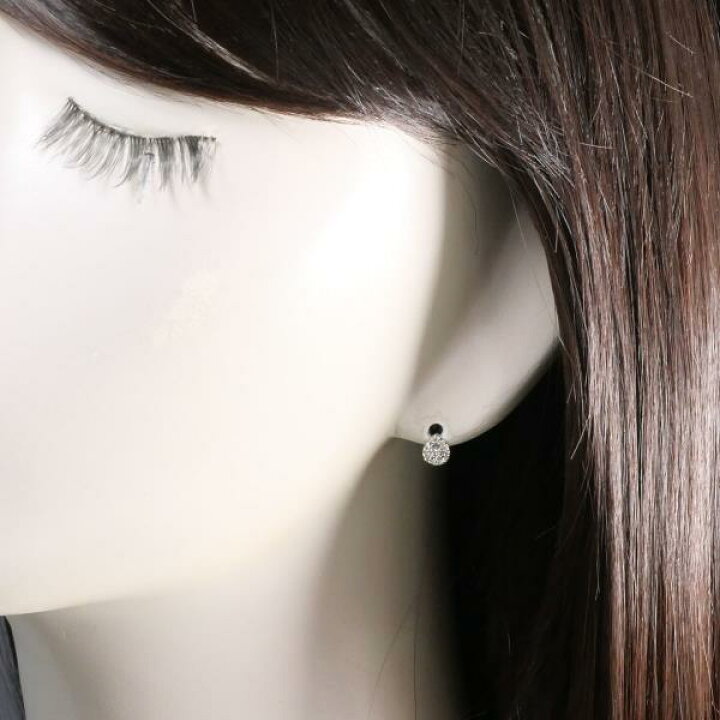 楽天市場】PT900 プラチナ ピアス ダイヤ 0.10 ×2 総重量約0.9g  