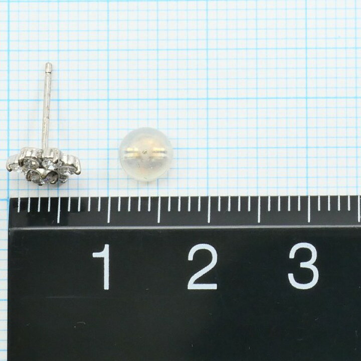 楽天市場】K14 14金 WG ホワイトゴールド ピアス ダイヤ 0.25 ×2 総  