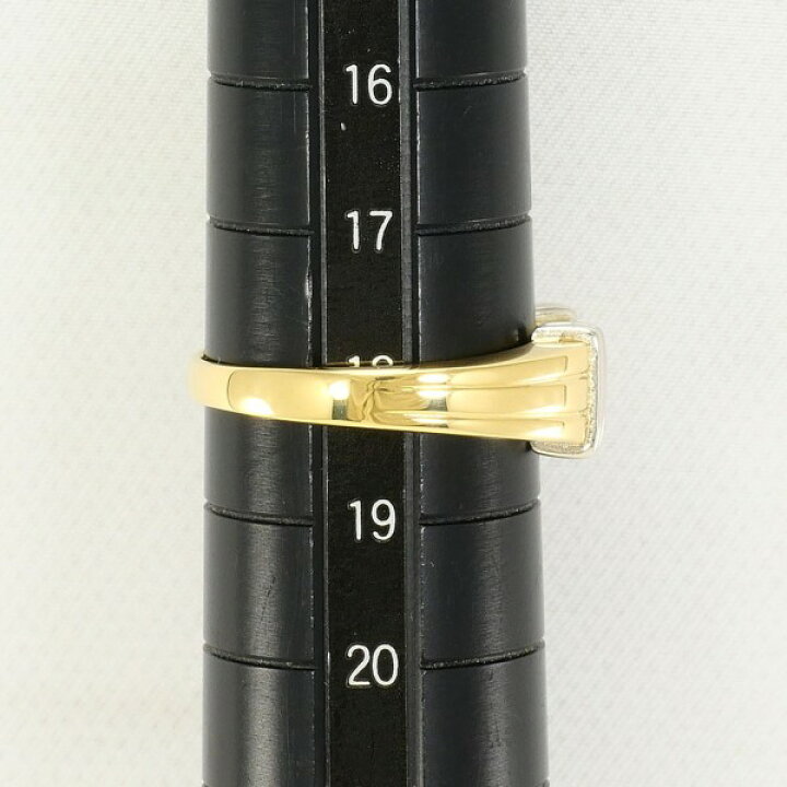 楽天市場】PT900 プラチナ K18YG リング 指輪 18号 ダイヤ 0.20 鑑別書 