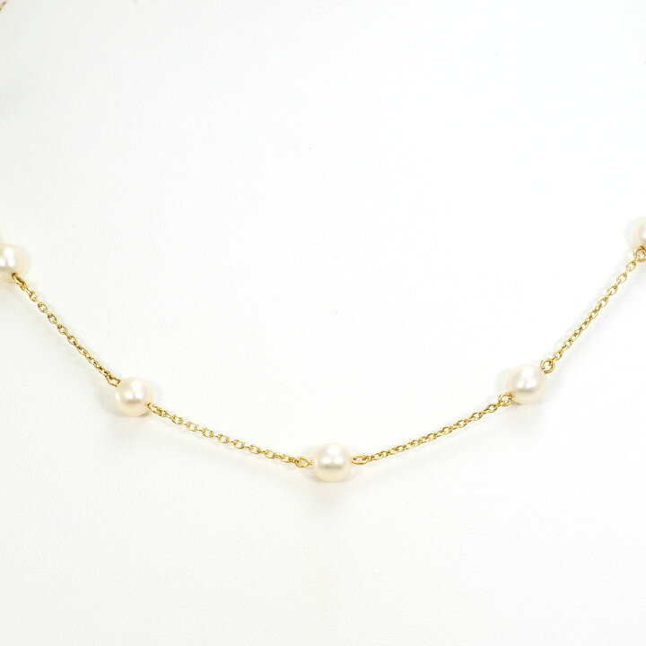 楽天市場】タサキ TASAKI 田崎真珠 K18YG ネックレス パール 約40cm 総 