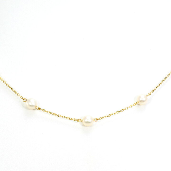 楽天市場】タサキ TASAKI 田崎真珠 K18YG ネックレス パール 約40cm 総 