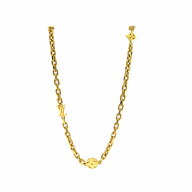 ルイ・ヴィトン LOUIS VUITTON ネックレス チェーン・LV ユアーズ 約44～55cm 総重量約14.2g M02740 ジュ…