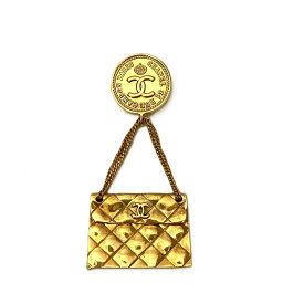 シャネル CHANEL ブローチ　アクセサリー GP ジュエリー 送料無料 【中古】