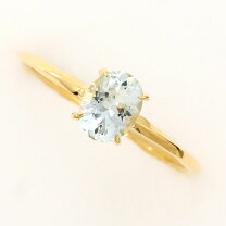 楽天市場】k18 リング 中古（種類（宝石）アクアマリン）の通販