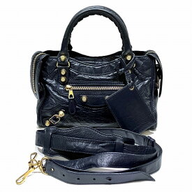 バレンシアガ BALENCIAGA ミニシティ ハンドバッグ ジャイアント レザー 309544 送料無料 【中古】