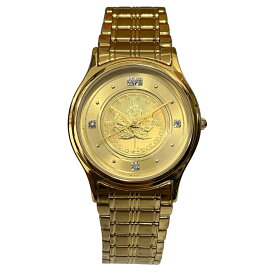 エルジン ELGIN 腕時計 総重量約65.2g SS SS クオーツ ゴールド文字盤 送料無料 【中古】
