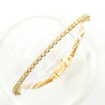 楽天市場】k18 テニス ブレスレット 中古（カラット数1.0 ～ 1.99ct 