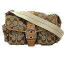 コーチ COACH シグネチャー 6835 ショルダーバッグ レディース 送料無料 【中古】