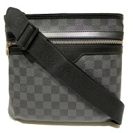 ルイ・ヴィトン LOUIS VUITTON ダミエ グラフィット トマス N58028 ショルダーバッグ メンズ 送料無料 【…