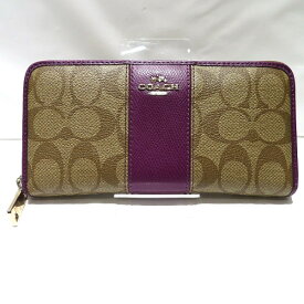 楽天市場 コーチ 財布 紫の通販