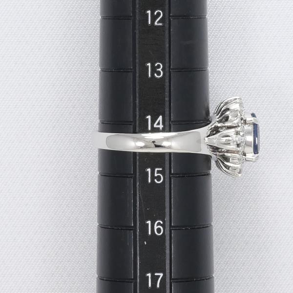 楽天市場】PT900 プラチナ リング 指輪 14.5号 サファイア 1.47 ダイヤ 