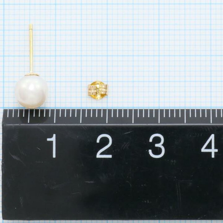 楽天市場】K18 18金 YG イエローゴールド ピアス パール 総重量約0.9g  