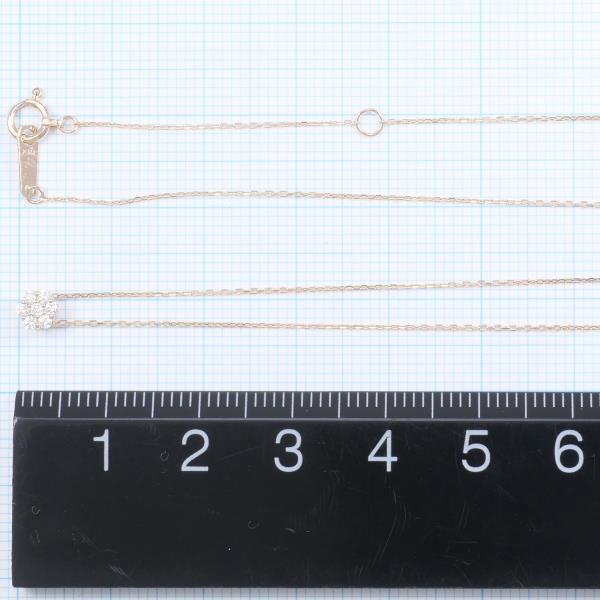 楽天市場】カナル4℃ K10PG ネックレス ダイヤ 総重量約0.8g 約40cm