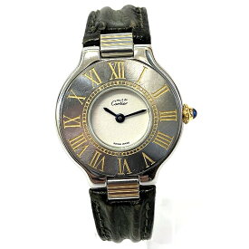 カルティエ Cartier マスト21 クォーツ 時計 腕時計 レディース 送料無料 【中古】【あす楽】