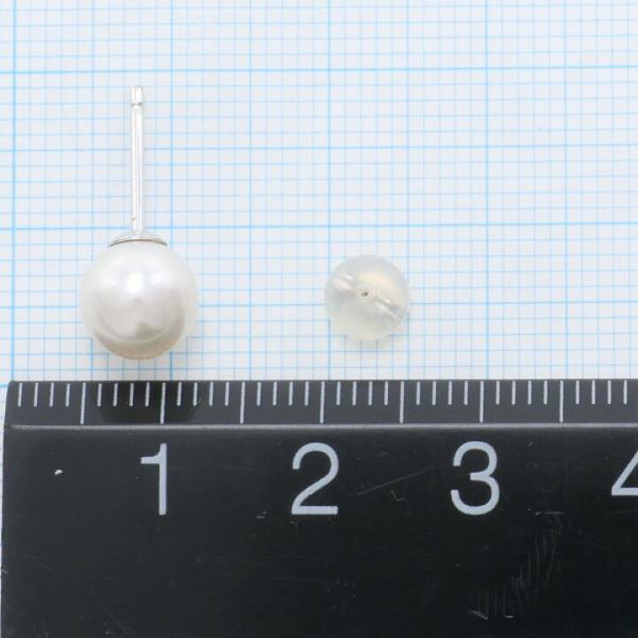 楽天市場】K14 14金 WG ホワイトゴールド ピアス パール 総重量約1.5g  
