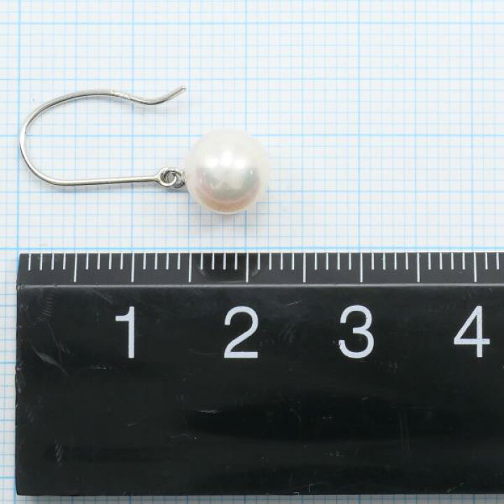 楽天市場】PT900 プラチナ ピアス パール 総重量約1.8g ジュエリー  