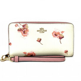 コーチ COACH C4455 花柄 財布 長財布 レディース 送料無料 【中古】【あす楽】