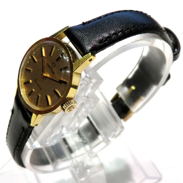 楽天市場】オメガ ジュネーブ ゴールド文字盤 手巻き 時計 腕時計