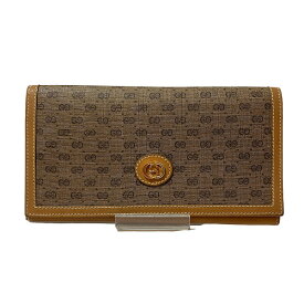 グッチ GUCCI オールドグッチ マイクロGG 0351050911 財布 2つ折り財布 ユニセックス 送料無料 【中古】【あす楽】