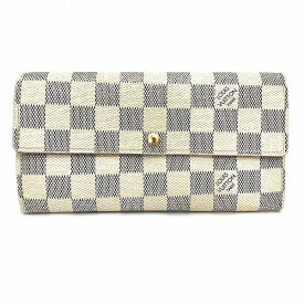 ルイヴィトン Louis Vuitton ダミエアズール ポルトフォイユサラ N61735 長財布 ユニセックス 送料無料 【中古】【あす楽】