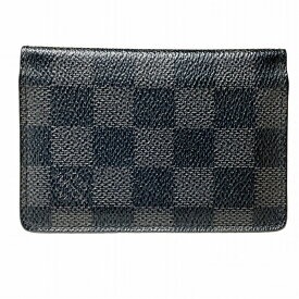 ルイヴィトン Louis Vuitton ダミエ グラフィット オーガナイザー ドゥ ポッシュ N63075 カードケース ユニセックス 小物 送料無料 【中古】【あす楽】