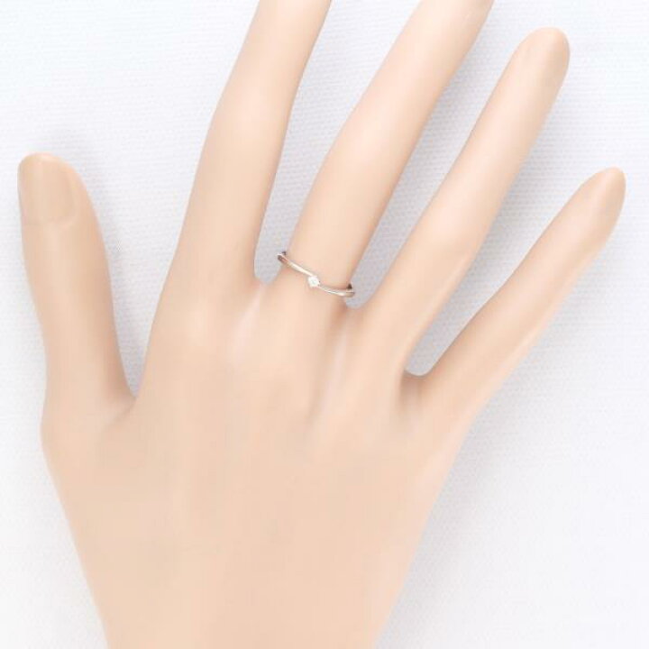 楽天市場】スカラベ K10WG リング 指輪 8号 ダイヤ 0.03 総重量約0.8g 
