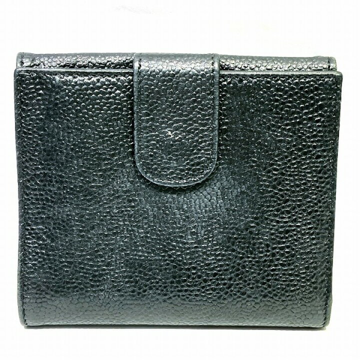 楽天市場】シャネル CHANEL ココマーク キャビアスキン 2つ折り財布 