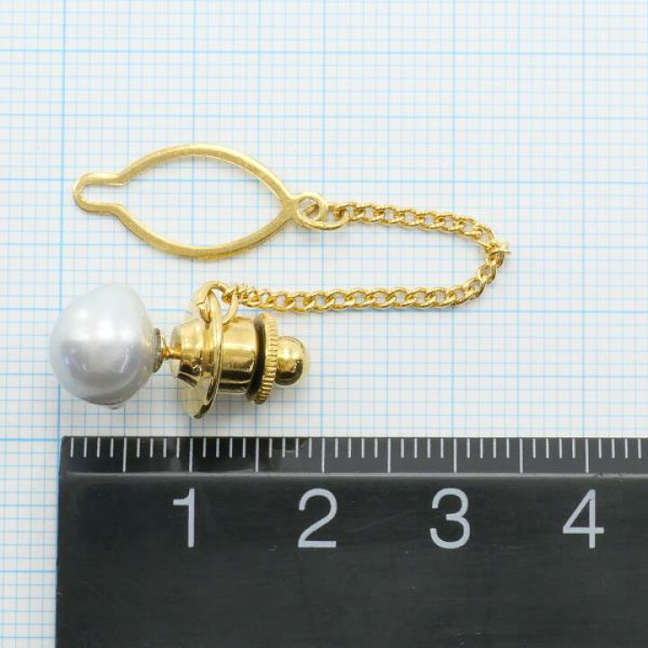 楽天市場】K18 18金 YG イエローゴールド 合金 ピンブローチ パール 総  
