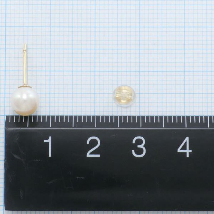 楽天市場】K18 18金 YG イエローゴールド ピアス パール 総重量約1.0g  