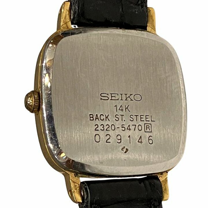 楽天市場】セイコー 2320-5470 クォーツ 14K 時計 腕時計 レディース  
