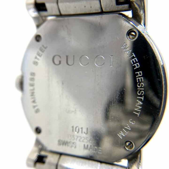 楽天市場】グッチ GUCCI Gラウンド YA101405 クォーツ 時計 腕時計  
