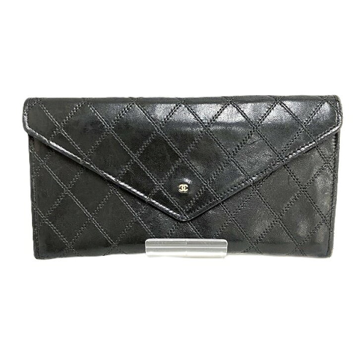 楽天市場】シャネル CHANEL ビコローレ ブラック ココマーク 長財布 