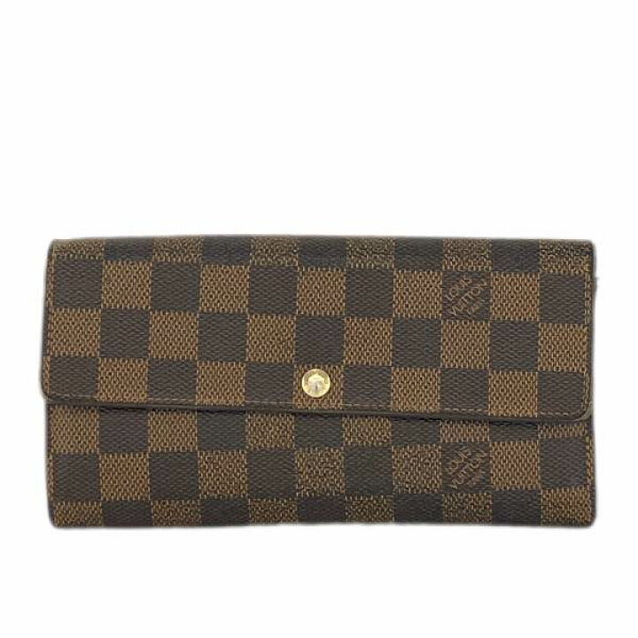 楽天市場】ルイヴィトン Louis Vuitton ダミエ ポルトフォイユ サラ  
