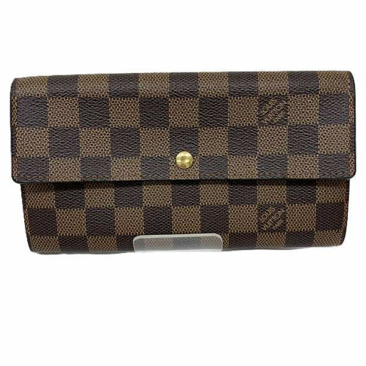 楽天市場】ルイヴィトン Louis Vuitton ダミエ ポルトフォイユ サラ  