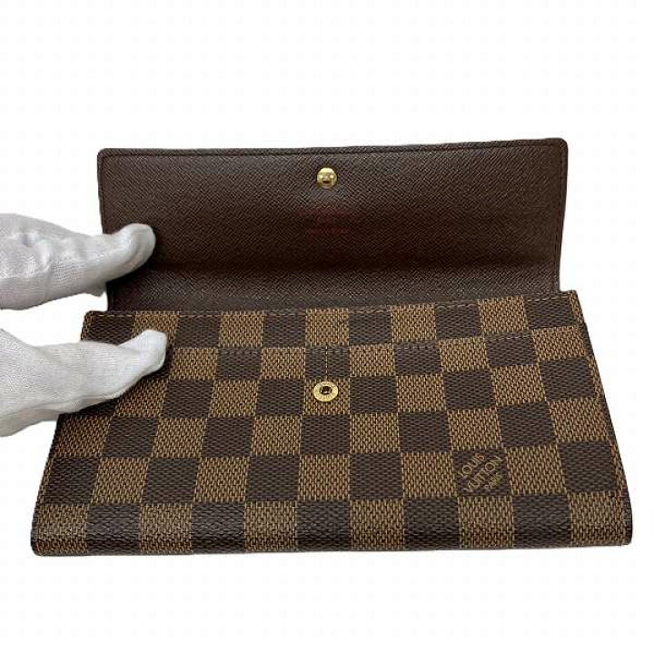 楽天市場】ルイヴィトン Louis Vuitton ダミエ ポルトフォイユ サラ 