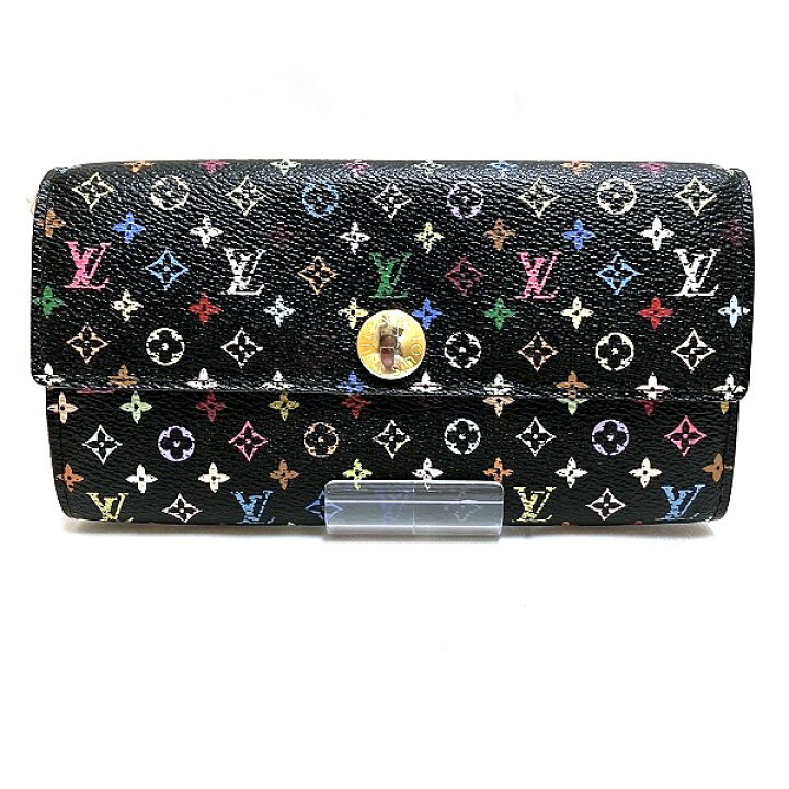 楽天市場】ルイヴィトン Louis Vuitton マルチカラー ポルトフォイユ 