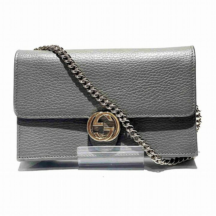 楽天市場】グッチ GUCCI インターロッキングG チェーンウォレット 