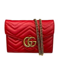 楽天市場】gucci 財布 ggマーモント（カラーレッド）（バッグ・小物 