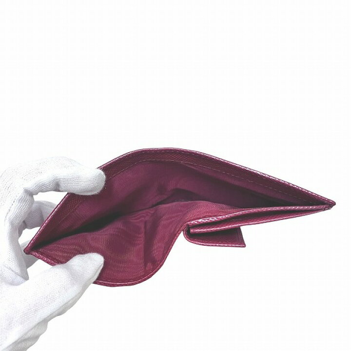 楽天市場】プラダ PRADA サフィアーノ 1MV204 レッド 財布 2つ折り財布 