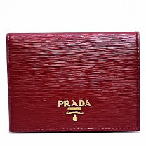 楽天市場】prada 財布 二つ折り 赤の通販