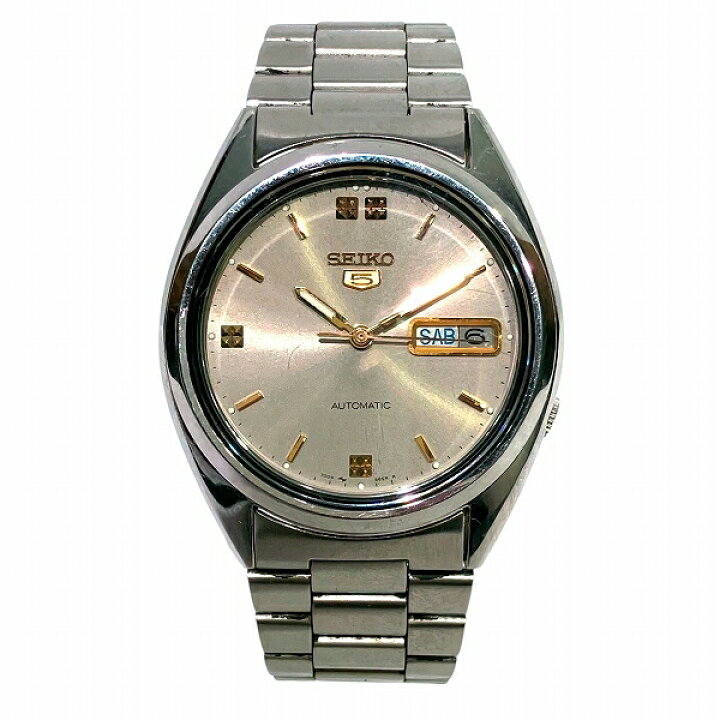 稼働/81年製】SEIKO5 自動巻き 7009-3040 デイデイト 腕時計 