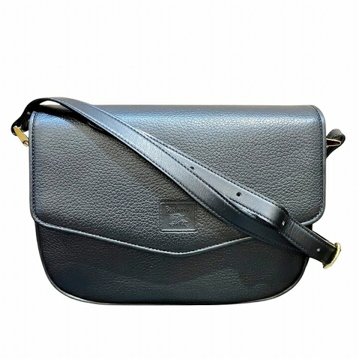 楽天市場】バーバリー Burberry ブラック レザー バッグ ショルダー  