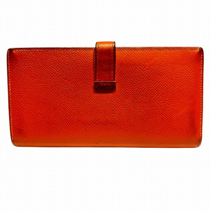 楽天市場】エルメス Hermes ベアンスフレ オレンジ 長財布 レディース 