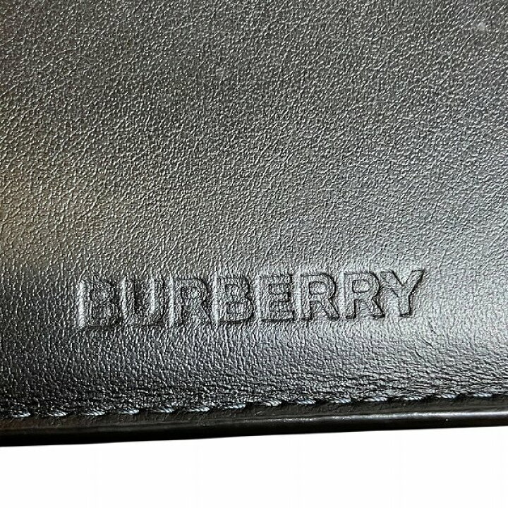 楽天市場】バーバリー Burberry 8070273 チャコール 2つ折り財布  