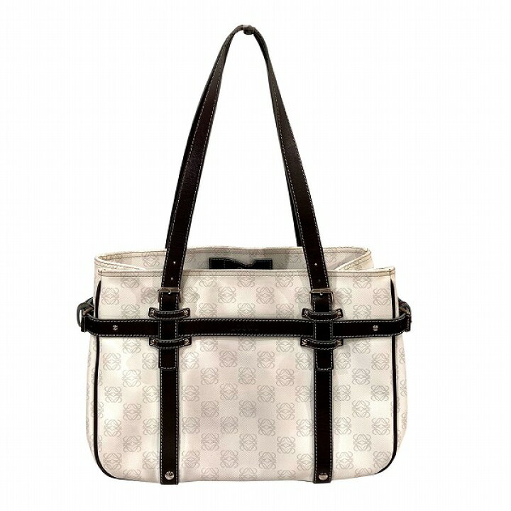 楽天市場】ロエベ LOEWE アナグラム ホワイト バッグ トートバッグ 