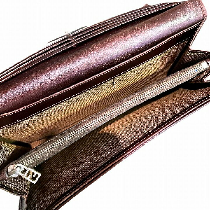 楽天市場】フェンディ FENDI ズッカ柄 2266・30851・099 長財布 2  