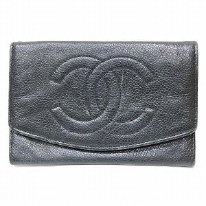 シャネル(CHANEL) キャビアスキン(Caviarskin) 中古 レディース長財布 