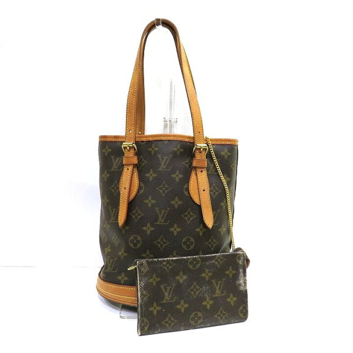 楽天市場】ルイヴィトン Louis Vuitton モノグラム プチバケット 