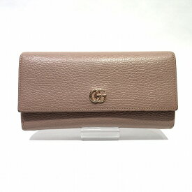 グッチ GUCCI GGマーモント コンチネンタル ウォレット 456116 長財布 2つ折り財布 レディース 送料無料 【中古】【あす楽】